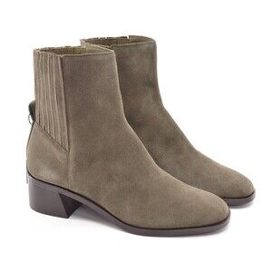Dolce Vita Linny H2O Olive Suede Chelsea Boots 10 M New